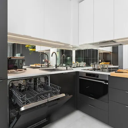Apartmán Sea And Stadium In Good Design With Parking & Garden By Rent Like Gdaňsk