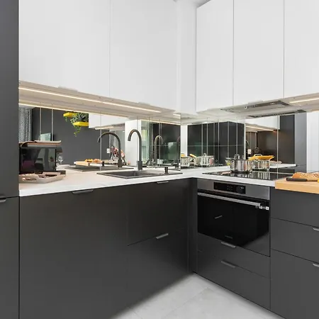 Apartmán Sea And Stadium In Good Design With Parking & Garden By Rent Like Gdaňsk