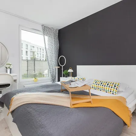 Sea And Stadium In Good Design With Parking & Garden By Rent Like Gdaňsk