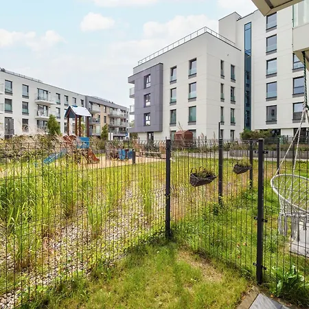 Appartement Sea And Stadium In Good Design With Parking & Garden By Rent Like Gdańsk