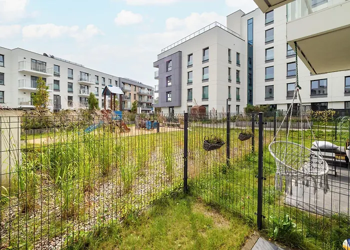 Apartament Sea And Stadium In Good Design With Parking & Garden By Rent Like Gdańsk